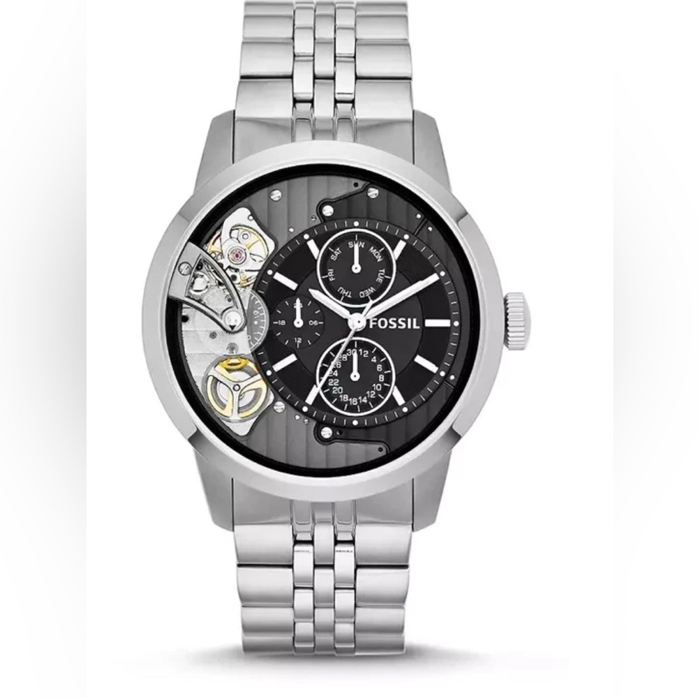 Fossil Townsman Multi-Function Black Dial Men's W… - image 1